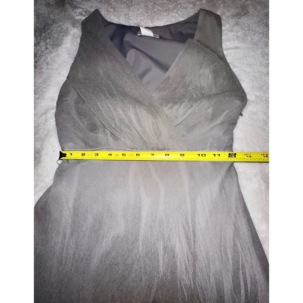 J.‎ Crew Gray Dress Sleeveless V-Neck Party Cocktail Casual Size 6